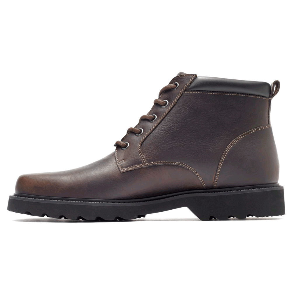 Botas Rockport Hombre Mexico - Northfield Waterproof Plain Toe Marrom Oscuro - DPYOM5824